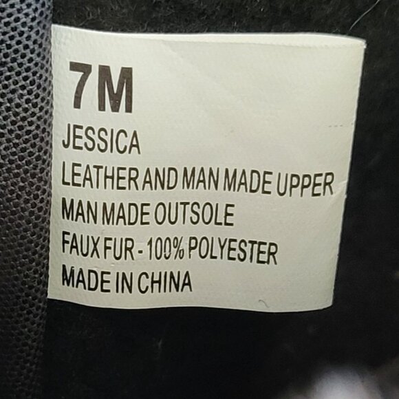 Khombu "Jessica" Ankle Boots Suede Leather Faux Fur Lining Memory Foam New - Picture 12 of 12